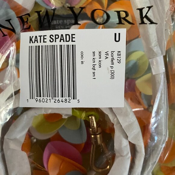 New KATE SPADE Sam Icon Bouquet Floral Embellished Small Tote Crossbody - NWT - Picture 8 of 8